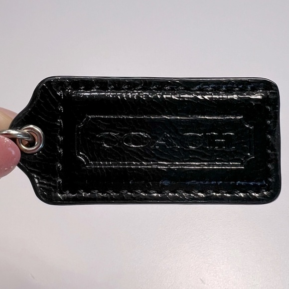 Coach Black Bag Tag - Picture 5 of 6